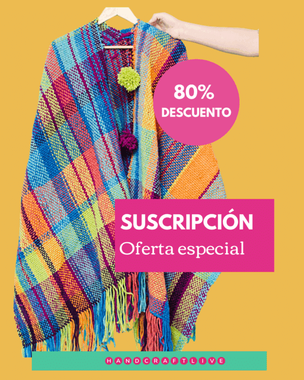 Suscripción Anual a Más de 45 Cursos de Telar Online – Aprende Telar María, Mapuche y Más